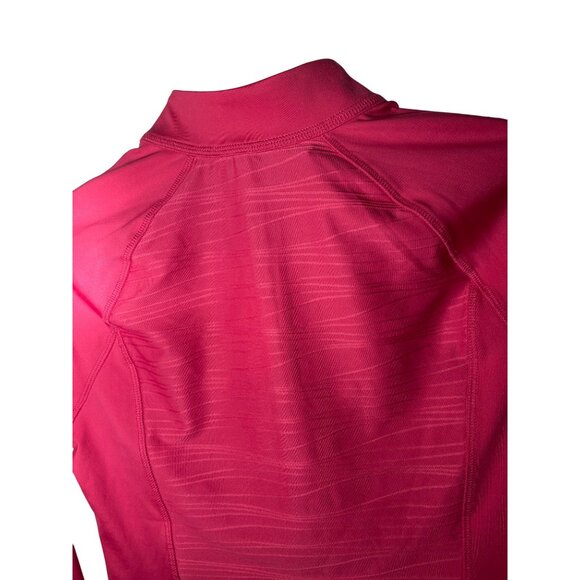 Tommy Bahama Womens Everyday Active UPF 50 Pink Quarter-Zip Long-Sleeve Moisture - Picture 13 of 16